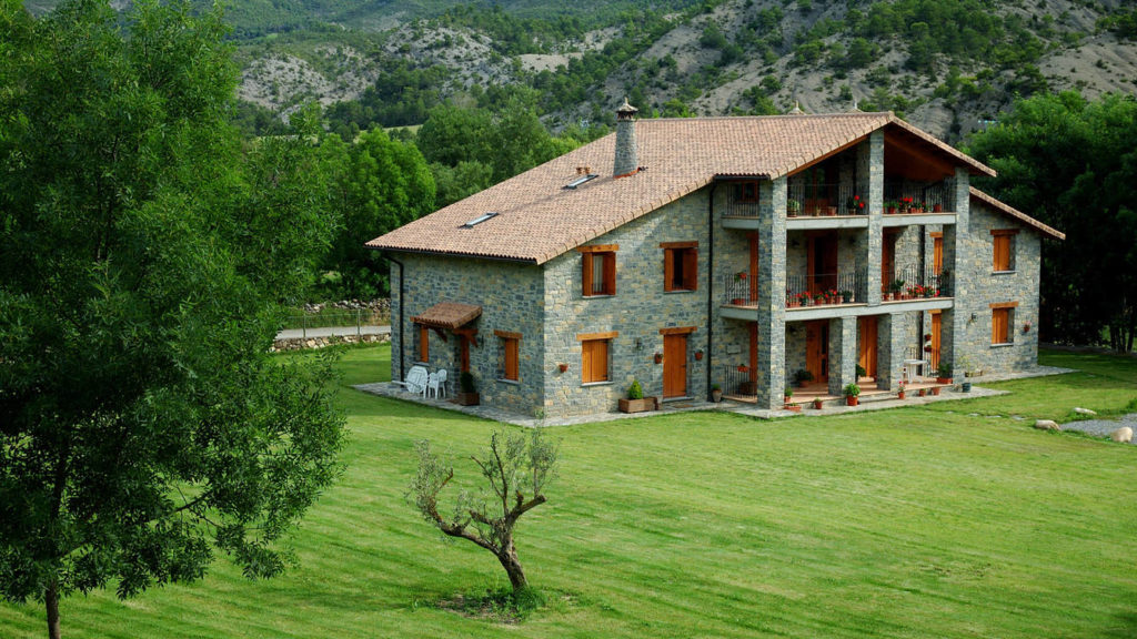 casa rural en el norte de los pirineos